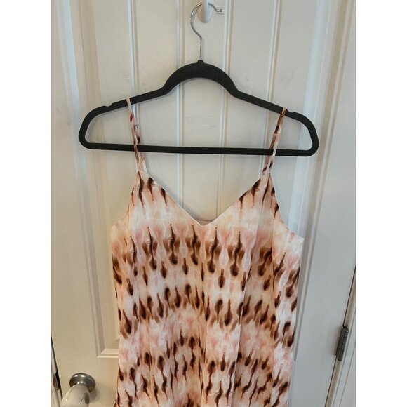 A.L.C. Tie -Dye Colette Cotton Blend Sundress Midi Dress Pink Mojave Sz 8 NWT - Picture 5 of 8